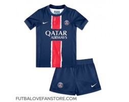 Paris Saint-Germain Domáci Detský futbalový dres 2024-25 Krátky Rukáv (+ trenírky)